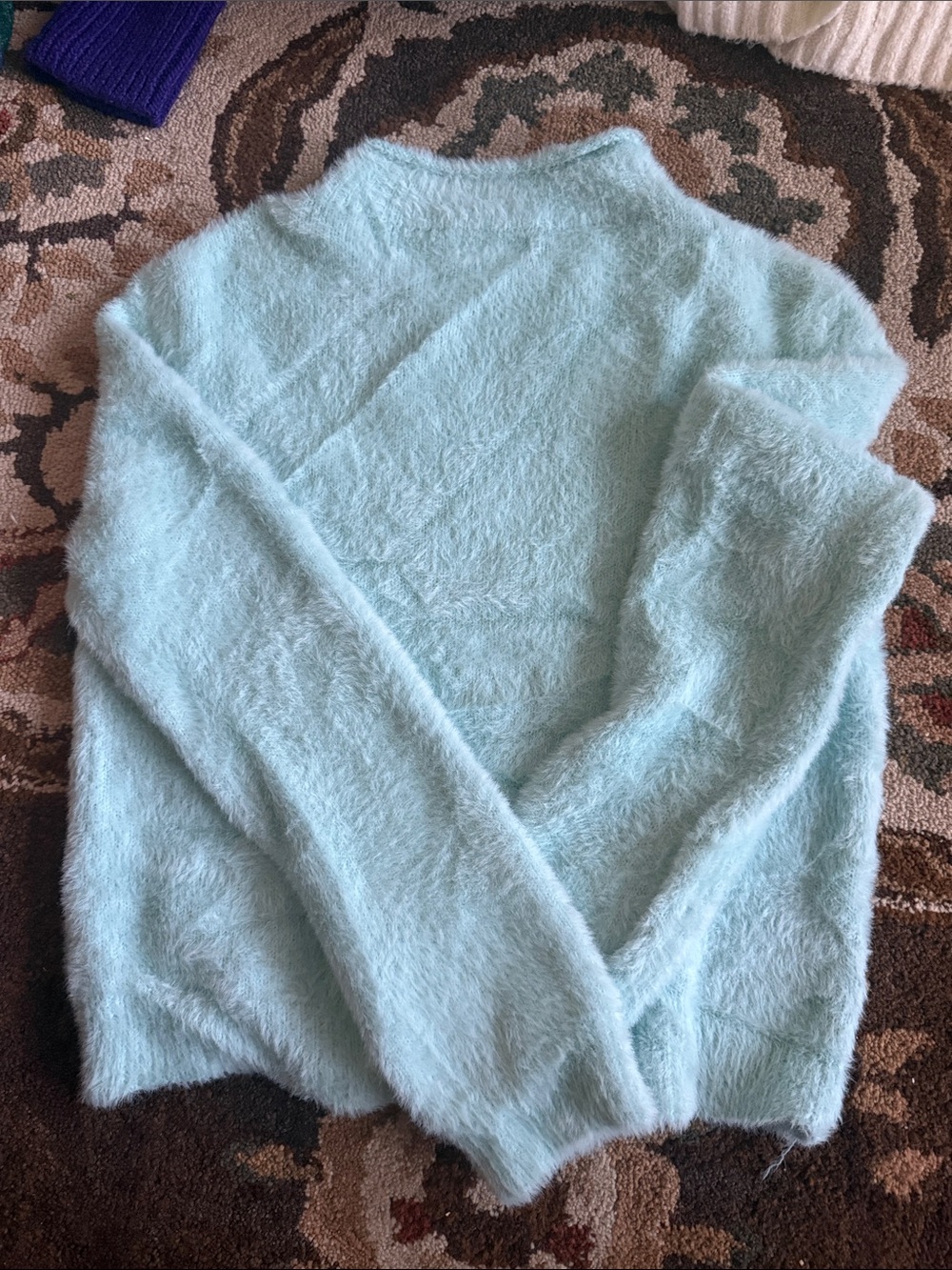 Universal Thread Soft Light Blue Fuzzy Sweater